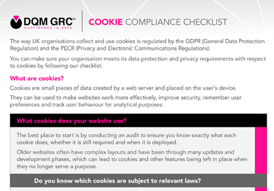 Cookie Compliance Checklist